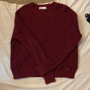 Red Hollister sweater